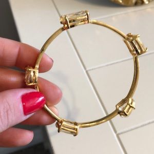 Kate Spade gold gem bracelet